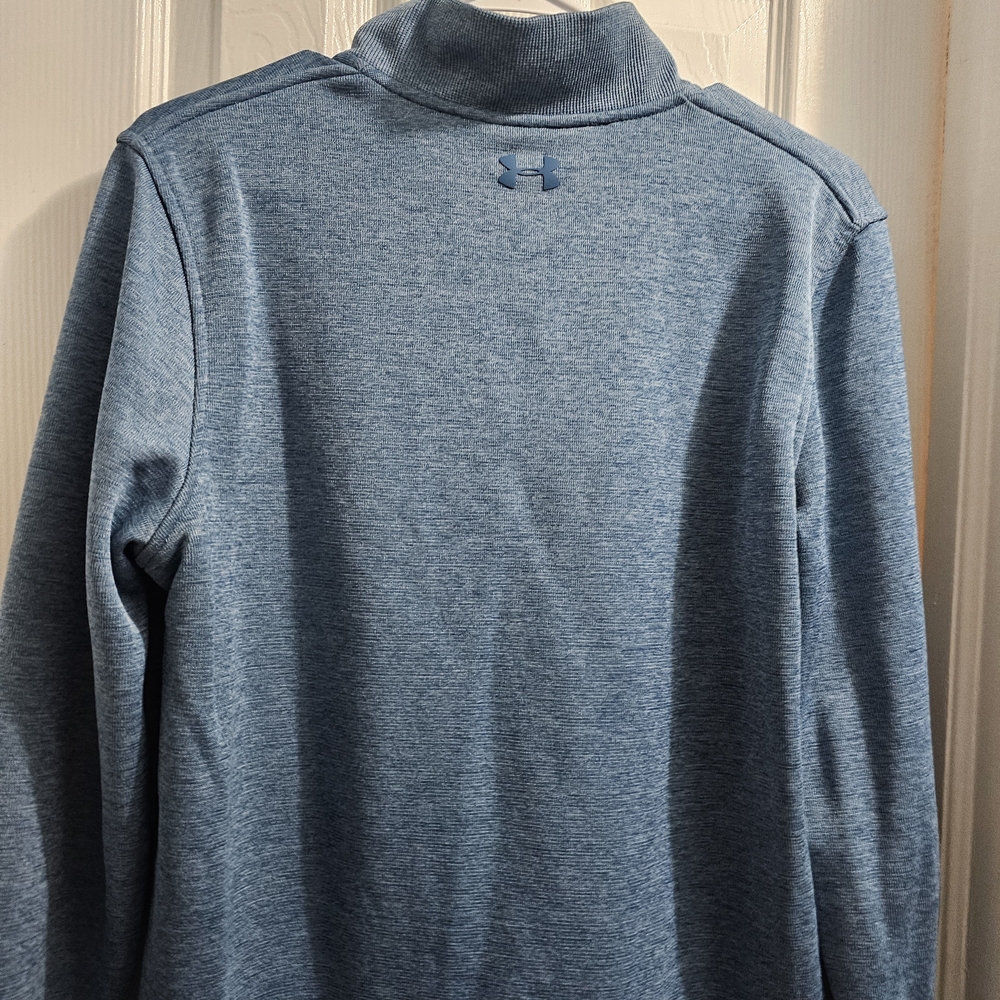 Under Armour Men's Blue Zip-Up Sweater - Picture 2 of 3
